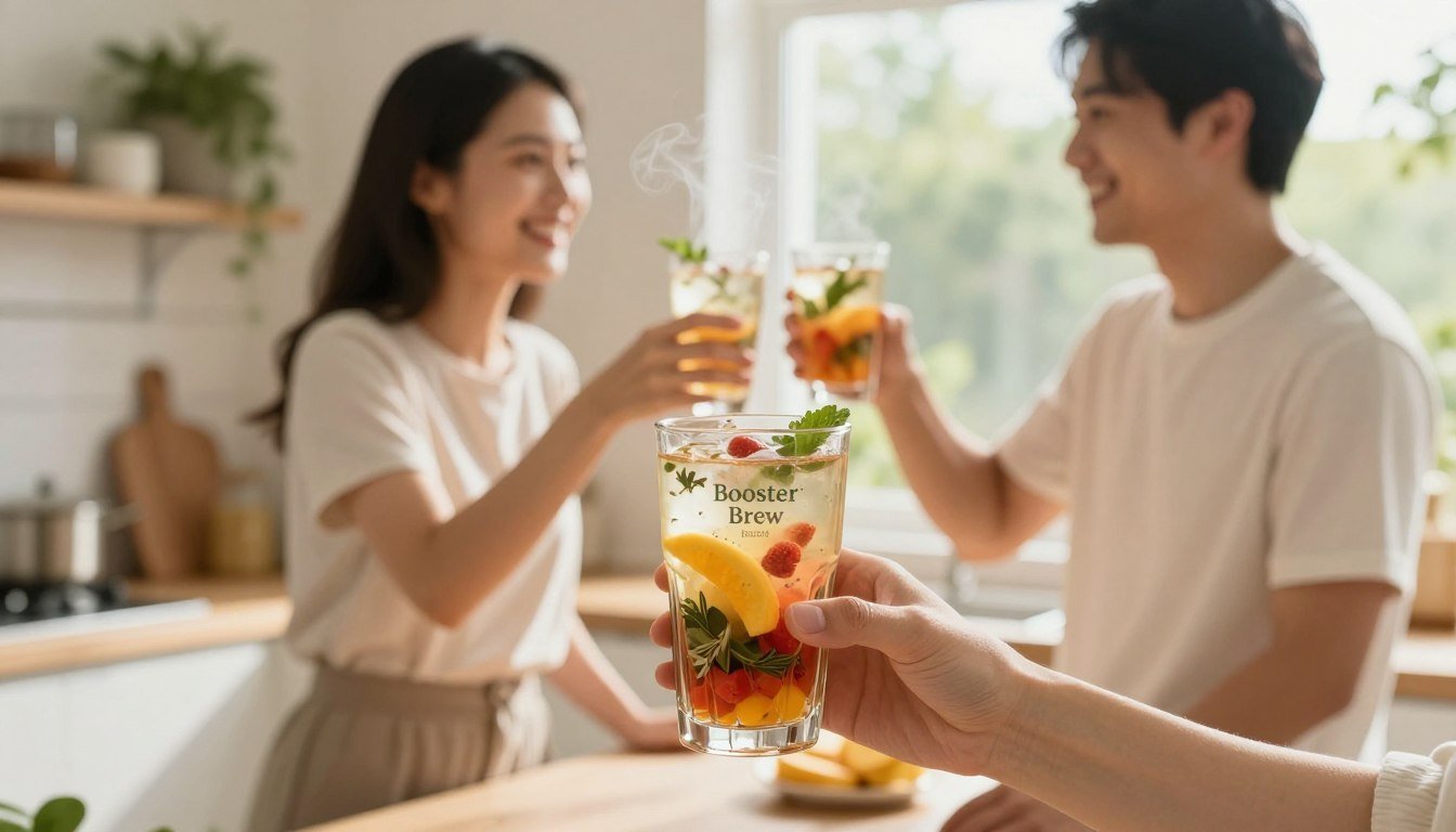 Booster Brew Daily Wellness Drink for Energy & Immunity Boost