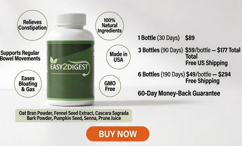 Easy2Digest Reviews 2026 — Ingredients, Pricing & Real Results